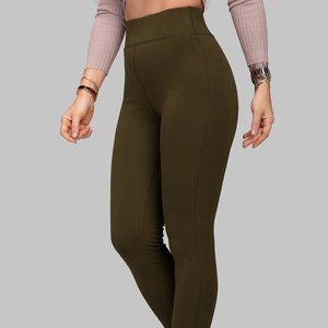 ByEGREIS BYE OLIVE LEGGINGS SIZE MEDIUM